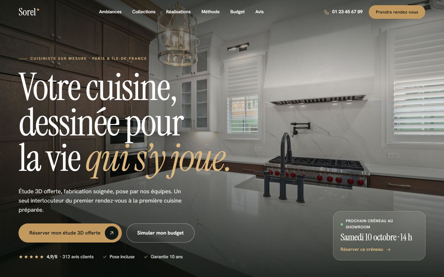 Aperçu du site SOREL